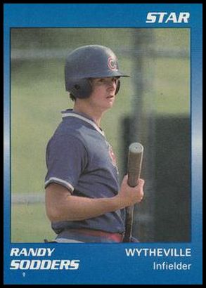 1989 Star Wytheville Cubs 24 Randy Sodders